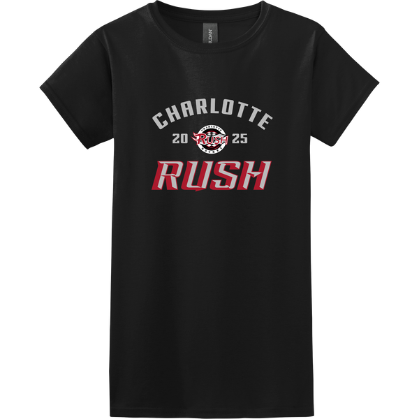 Charlotte Rush Hockey Softstyle Ladies T-Shirt