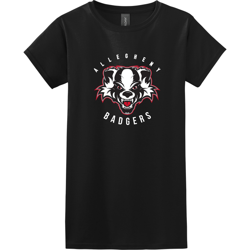 Scary Badgers Softstyle Ladies' T-Shirt