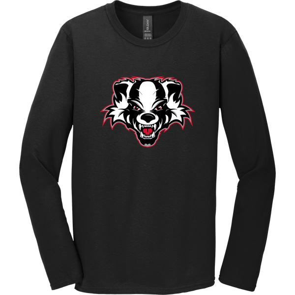 Scary Badgers Softstyle Long Sleeve T-Shirt
