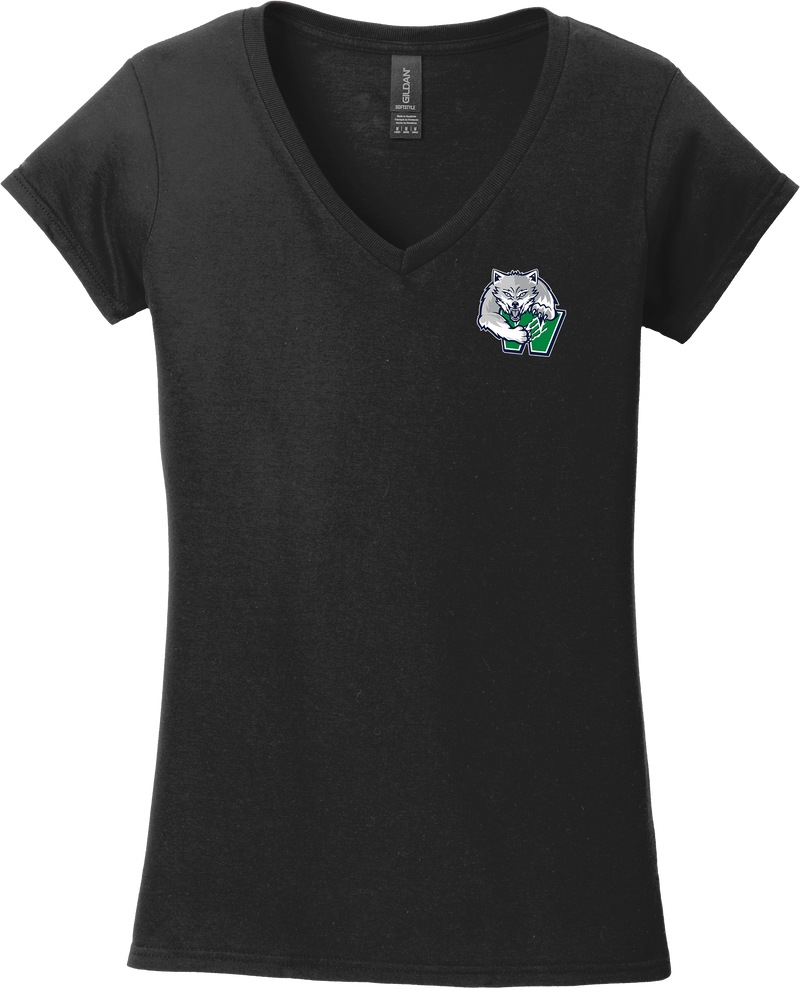 Woodbridge Wolfpack Softstyle Ladies Fit V-Neck T-Shirt