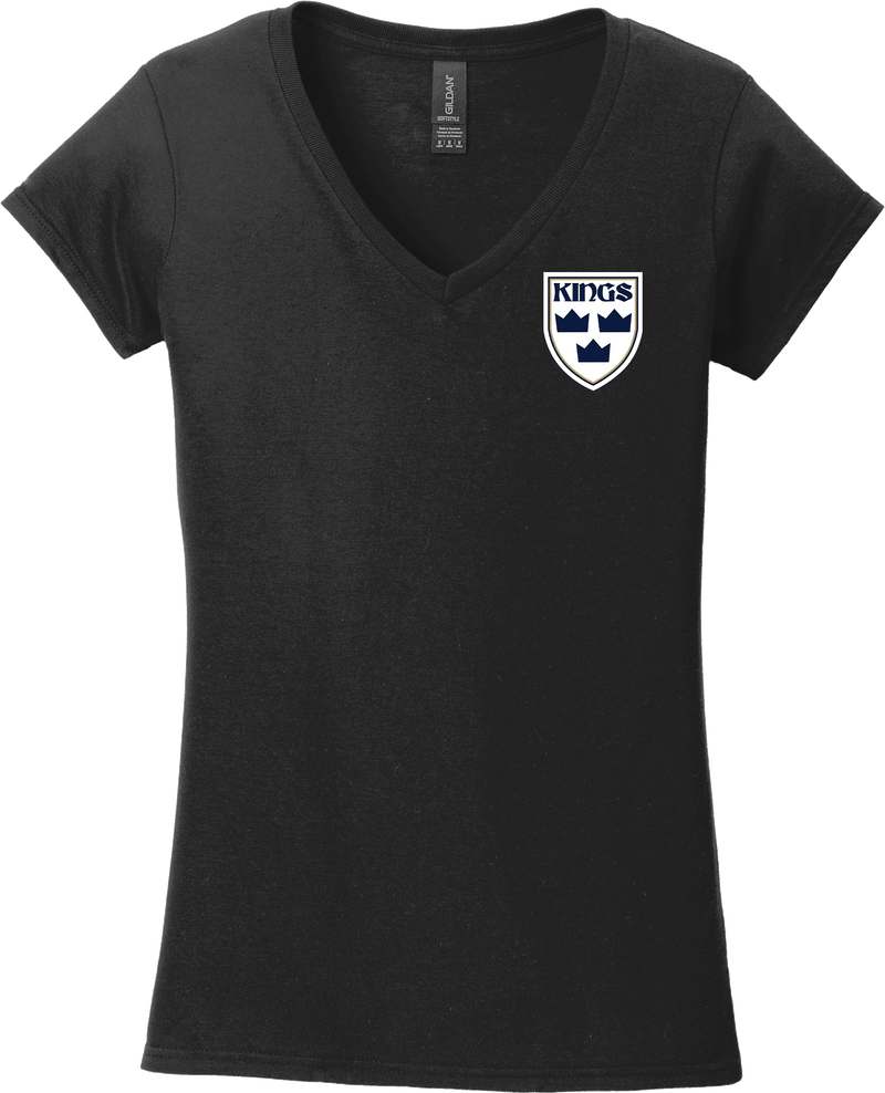 North Jersey Kings Softstyle Ladies Fit V-Neck T-Shirt