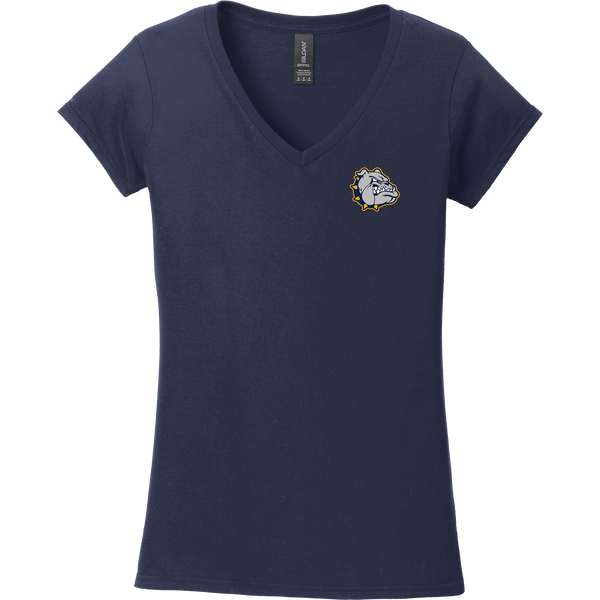 Chelsea Bulldogs Softstyle Ladies Fit V-Neck T-Shirt