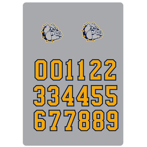Chelsea Bulldogs Helmet Stickers