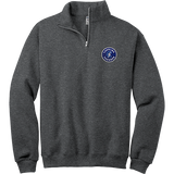 Carolina Thunder NuBlend 1/4-Zip Cadet Collar Sweatshirt