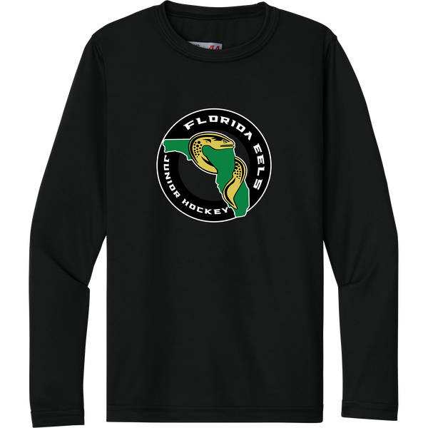 Florida Eels Youth Cooling Performance Long Sleeve Tee
