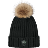 Lansing Spartans Faux Fur Pom Beanie