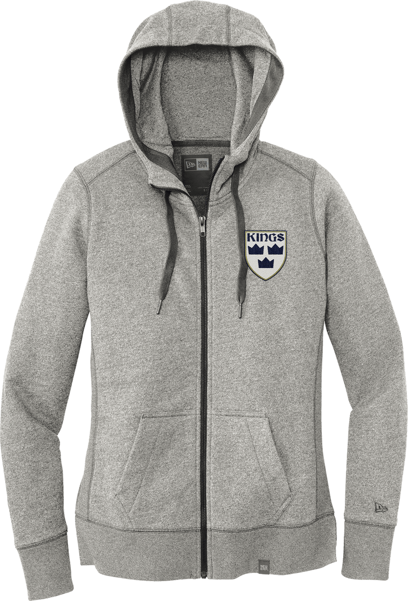 North Jersey Kings New Era Ladies French Terry Full-Zip Hoodie