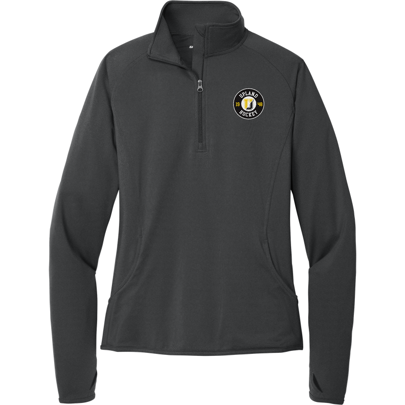 Upland Hockey Ladies Sport-Wick Stretch 1/4-Zip Pullover