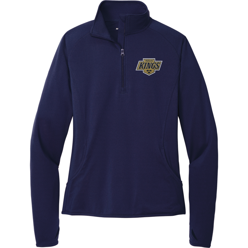 Skylands Kings Ladies Sport-Wick Stretch 1/4-Zip Pullover