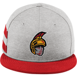 Seacoast Spartans (SPA) New Era Shadow Heather Striped Flat Bill Snapback Cap