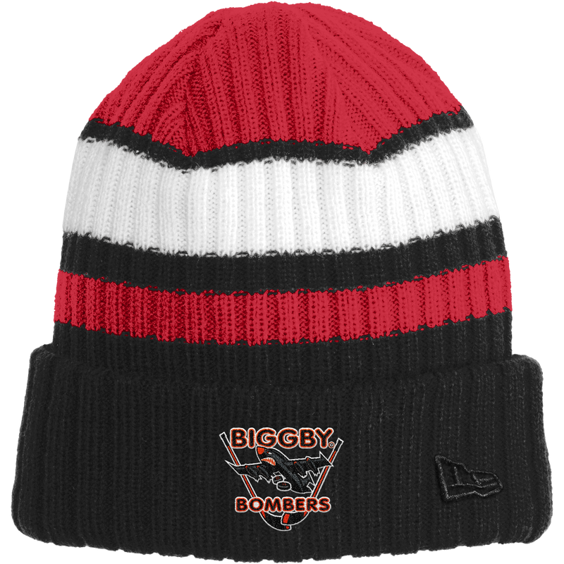 Biggby Bombers New Era Ribbed Tailgate Beanie