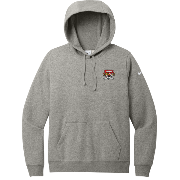 SOMD Sabres Nike Women's Club Fleece Sleeve Swoosh Pullover Hoodie