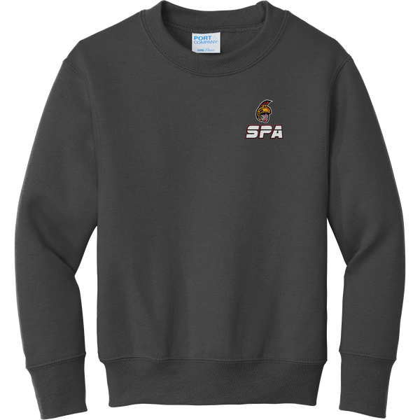 Seacoast Spartans (SPA) Youth Core Fleece Crewneck Sweatshirt