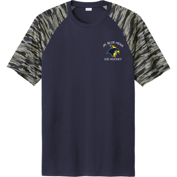 Delaware Jr. Blue Hens Drift Camo Colorblock Tee